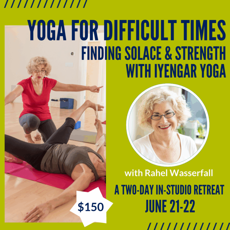 Yoga for difficult times